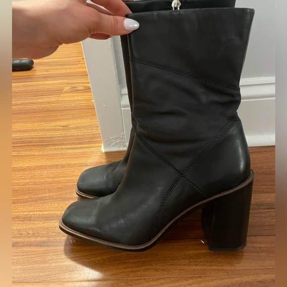 Franco Sarto Black Boots - Picture 2 of 3